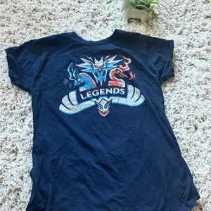 Pokémon Legend's Pokémon anime navy ladies tshirt size XL